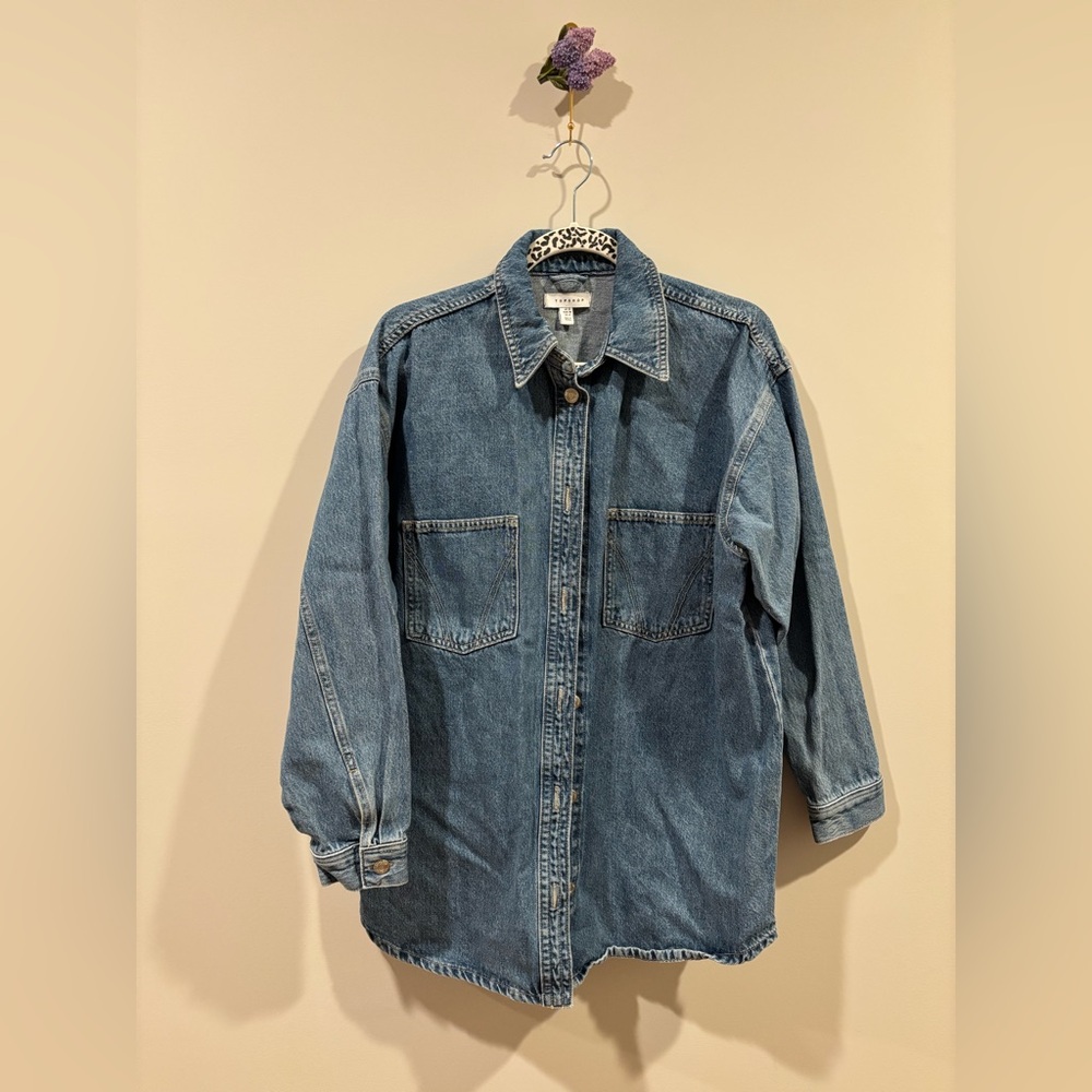 Topshop Blue Jean Jacket